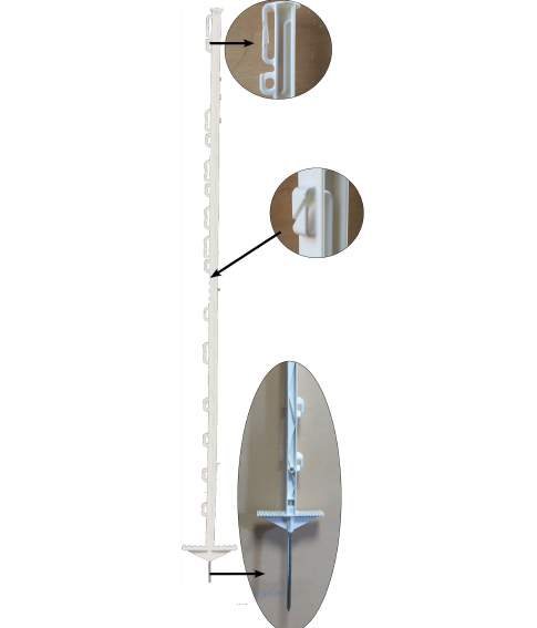Piquet hors sol 1m30