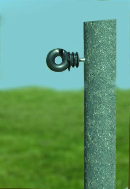 Isolateur à visser sur piquet bois