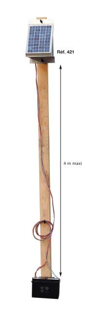 Clôture solaire photovoltaïque 10 W