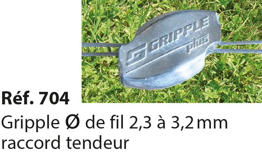 Gripple 2.3mm à 3.2mm