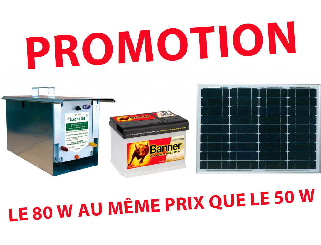 PROMOTION ! ENSEMBLE SOLAIRE 50 W